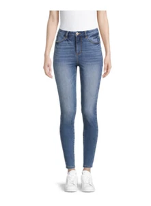 ⭐ 30" WAIST (13) // NO BOUNDARIES JUNIORS' SUPER HIGH RISE CURVY SKINNY JEAN - Picture 1 of 9