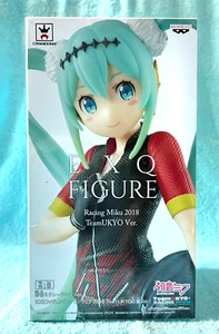 Hatsune Miku EXQ Figure Racing Miku 2018 Team Ukyo Support Ver. Modellino figura - Foto 1 di 6