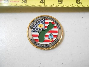 RARE 36TH MSG MISSION SUPPORT AIR FORCE ANDERSEN GUAM MILITARY CHALLENGE COIN - Picture 1 of 3
