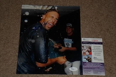 FOTO FIRMADA AUTOGRAFIADA 8X10 RAYS CERTIFICADO JSA DAVID PRICE "AL CELEBRACIÓN" Foto 1 de 2