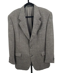 Vintage Moore's Union Made Wool Houndstooth Blazer Made in Canada - 44R - Picture 1 of 14