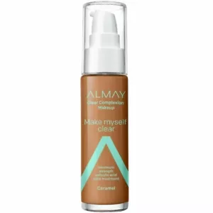 Maquillaje de tez transparente Almay. Ayuda a curar y previene brotes. CARAMELO #800 - Imagen 1 de 4