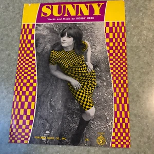 Sunny, Sheet Music Words and Music by Bobby Hebb Sheet Music 1966 - Picture 1 of 3