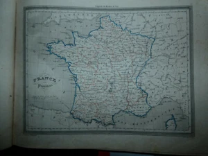 Carte France par provinces 1840 langlumé /vuillemin - Bild 1 von 1