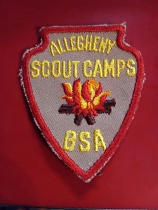 Patch Boy Scout Allegheny Scout Camps bordo tagliato PA - Foto 1 di 1