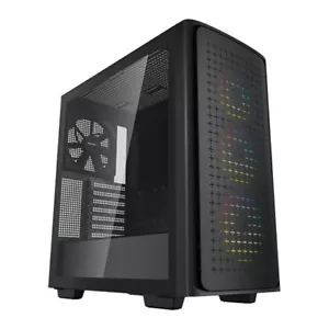 DeepCool CK560, Black, Mid Tower Gaming Case w/ Tempered Glass Window, 3x 120mm  - Picture 1 of 1