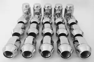 20 GORILLA SOLID CHROME Acorn LIFETIME LUG NUTS 1/2-20 3/4 Hex - Picture 1 of 3