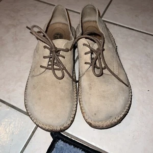 Birkenstock Soft Suede Lace Up Flats Oxfords Unisex Shoes Size: 37 Shoes - Picture 1 of 8