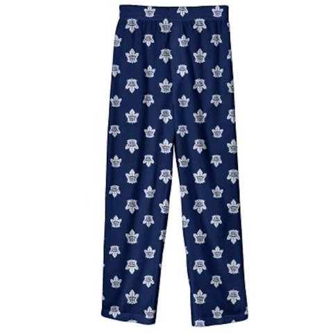 Toronto Maple Leafs Child Printed All Over Logo Navy Pyjama Pants Multiple Size Cover