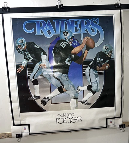 OAKLAND RAIDERS 1979 Classic DAMAC NFL Team Theme Art 23x25 POSTER by Chuck Ren Cover