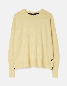 Joules Womens 219986 Star Pointelle Jumper - Yellow