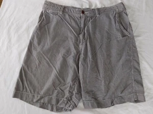 J. Crew Field Shorts Gray White Striped Mens Size 38W - Picture 1 of 8
