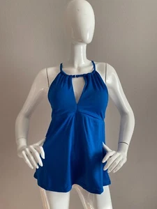 New Swim Systems Mirage Tankini Nile Blue Color Women’s Top Size DD-Cup - Picture 1 of 5
