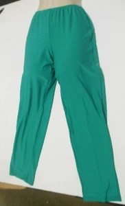 Costume Toreador Pants 50's Style JadeGreen Theatrical Matte Spandex $20 retail - Picture 1 of 8