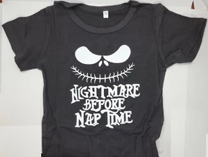 Jack Skellington Shirt Baby Nightmare before nap time Costume sleep Disney - Picture 1 of 2