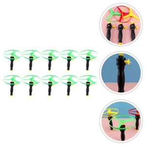 10 Pcs Saucer Disc Launcher Toy Outdoor Flying Disc Ufo Flying Saucer - Picture 1 of 12