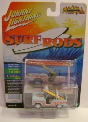1966 '66 FORD BRONCO BLUE SURF RODS STREET FREAKS JOHNNY LIGHTNING - Image 1 of 3