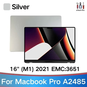 Conjunto de pantalla A2485 para MacBook Pro A2485 M1 EMC 3651 pantalla LCD completa plateada - Imagen 1 de 7