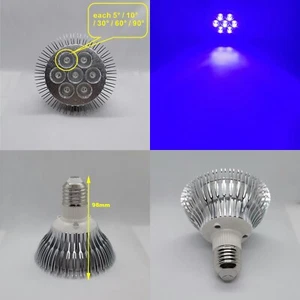 21W Purple-blue 430nm~440nm LED Lamp Spot Light Bulb PAR30 for Aquarium Curing - Picture 1 of 6