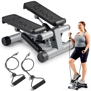 Sunny Health & Fitness Mini Stepper con bandas de resistencia y monitor LCD NO. 012-S - Imagen 1 de 6