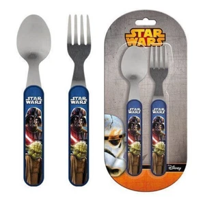 KINDER-BESTECK "STAR WARS™ " - 2-teilig - Kunstoff/Edelstahl - NEU - Bild 1 von 1