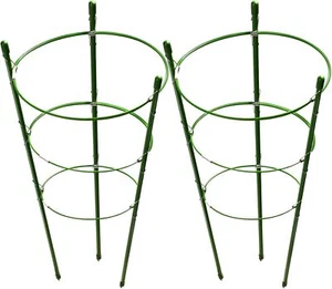  Garden Ring Stake Plant Support for Tomato, Trellis, Climbing Plant, Flower - Picture 1 of 7
