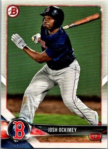 2018 Bowman Prospects Josh Ockimey Boston Red Sox #BP34