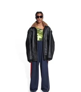 Balenciaga Worn Out Leather Jacket - BNWT- RRP$4,990 +tax - Picture 1 of 9