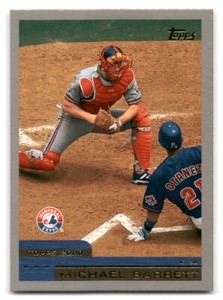 Michael Barrett 2000 Topps #340 Montreal Expos BASEBALL