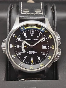 Hamilton Khaki Navy GMT, H77645333, Automatic - Rare - Picture 1 of 10