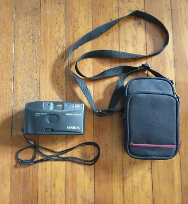 Vtg Minolta 35mm Camera AF Memory Maker III, Point and Shoot, Red Eye Reduction  - Image 1 of 4