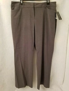 Fashion Bug Womens Pants Size 16P 16 Petite Gray NEW - Picture 1 of 4