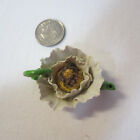 Miniature Dollhouse Teapot Metal Cabbage Vegetable Design 3/4" tall