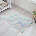 Fluffy Rugs Anti-Skid Shaggy Area Rug Dining Home Carpet Floor Mat