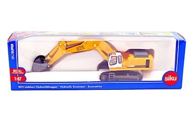 SIKU SUPER  1:87 DIE CAST ESCAVATORE IDRAULICO LIEBHERR 976 ART 1874 - Immagine 1 di 2