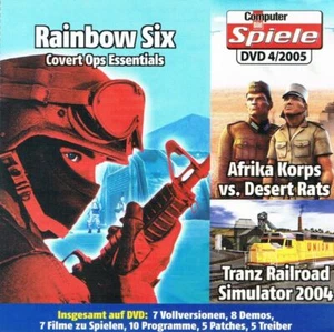 Rainbow 6: Covert Ops, Afrika Korps vs. Desert Rats, Trainz Railroad Sim. 2004 - Bild 1 von 3