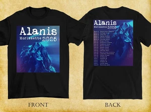 2 sides Alanis Morissette 2025 US & Europe Tour Shirt Unisex S-5XL - Picture 1 of 4