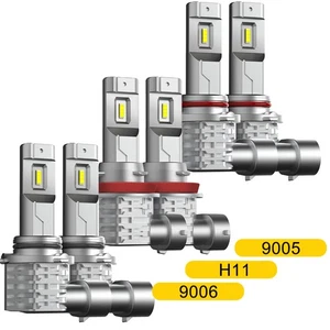 6500K 9005 9006 H11 LED Kit White Bright Headlights Bulb Conversion AUXITO 6Pcs - Picture 1 of 14
