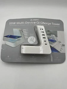 Torre di Ricarica Qi Multidispositivo Atomi 55W - Foto 1 di 2