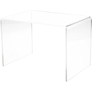 Plymor Clear Acrylic Rectangular Display Riser, 9" H x 13.5" W x 9" D - Picture 1 of 1