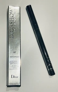 DIOR DIORSHOW MATTE BLACK 091 ON STAGE LINER FELT-TIP EYELINER LIQUID PEN - Picture 1 of 2
