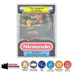 Custom Acryl Hardcase für Nintendo Link Trophy Figur 1988 mit Scorecard Box - Bild 1 von 6