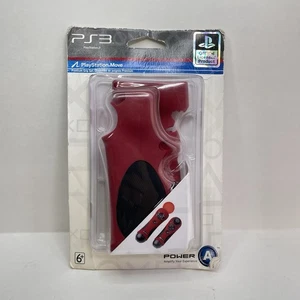 Power A Playstation Move Premium Grip Set Sony PS3 - RED - Picture 1 of 5