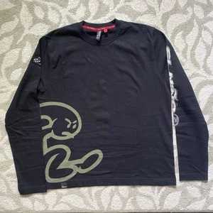 El Niño | Langarm T-Shirt Herren Small Logo Schwarz Surf Skater Streetwear Y2K - Bild 1 von 13