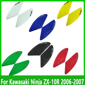 For Kawasaki Ninja ZX-10R 2007 3D Tank Traction Pad Side Gas Knee Grip Protector - Picture 1 of 13