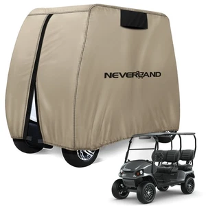 4 Passenger Golf Cart Cover Waterproof for Yamaha EZGO Club Car Golf Enclosure - Picture 1 of 20