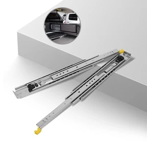60'' Pair Heavy Duty 500lbs Ball Bearing Drawer Runners Slide Runner With Lock - Picture 1 of 12