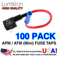 Lumision Add-A-Circuit 100 Pack Mini ATM APM Fuse Tap Lot Dash Cam Radar Install