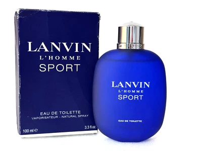 Lanvin L'HOMME SPORT 3,3 oz Eau De Toilette Spray Danificado Bx - Imagem 1 de 4