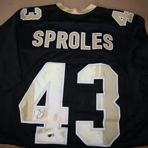 🔥 Darren Sproles Autographed XL Custom Jersey – Digital COA Included! 🏈FREE SH - Picture 1 of 3